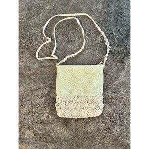 Vintage Cappelli Straworld Crochet Crossbody Bag